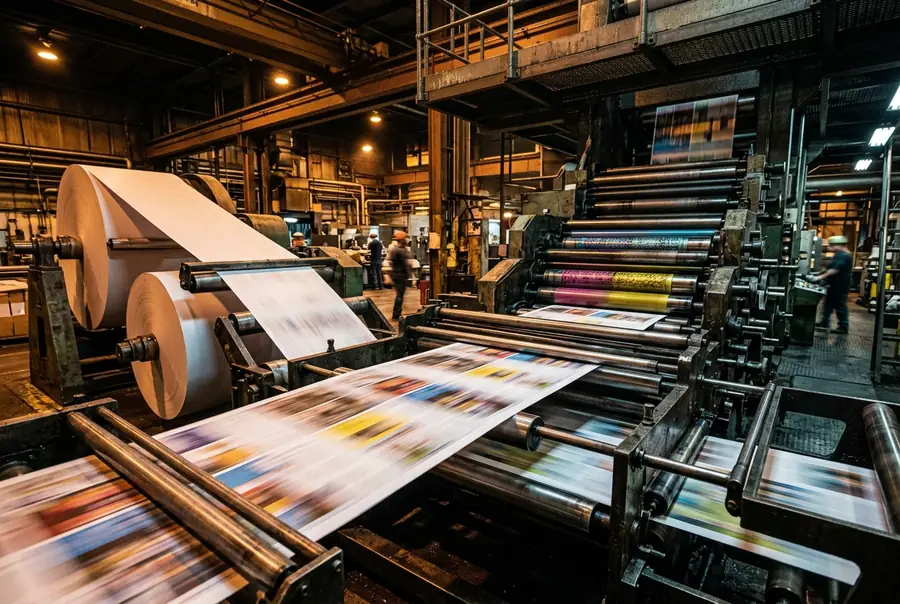 High-Speed Rotary Web Printing Bay